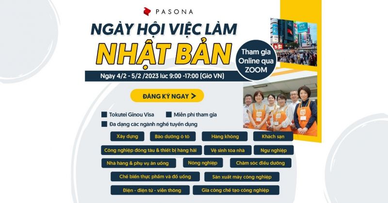 ngày hội việc làm kỹ năng đặc định pasona ngày hội việc làm kỹ năng đặc định pasona